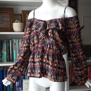 ZEROAM off the shoulder blouse P4773